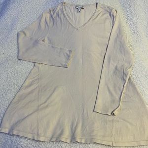 Small beige/off white tunic/sweater dress